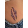 Geçici Çiçek Figürlü Mini Dövme Tattoo