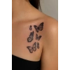Geçici Kelebek Figürlü Mini Dövme Tattoo