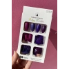 96lı Karışık Renk Takma Tırnak Set