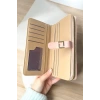 Açık Pembe Renk Deri Kadın Cüzdan