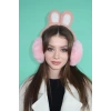 Açık Pembe Renk Peluş Kulaklık