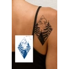 Ağaç Figürlü 12 Saat Sonra Kararan Geçici Mini Dövme Tattoo