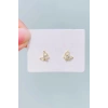 Altın Renk 14K Altın Kaplama Kelebek  Xuping Küpe (Çift)