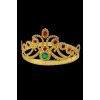 Altın Renk Ayarlanabilir Plastik Kraliçe Tacı