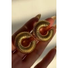 Altın Renk Çelik Ear Cuff (Çift)