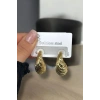 Altın Renk Çelik Küpe (Çift)