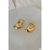 Altın Renk Çelik Küpe (Çift)
