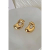 Altın Renk Çelik Küpe (Çift)