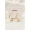 Altın Renk Cm Halka Küpe (Çift)