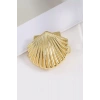 Altın Renk Deniz Kabuğu Figürlü Metal  Mandal Toka