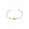Altın Renk Düğüm Detaylı Choker Kolye