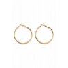 Altın Renk  Halka Küpe 40Mm (Çift)
