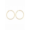 Altın  Renk Halka Küpe  60Mm (Çift)