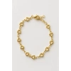 Altın Renk Kalp Figürlü Bileklik