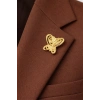 Altın Renk Kelebek Figürlü Füsun Broş