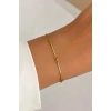 Altın Renk Kurdele Figürlü Bileklik