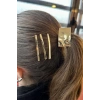 Altın Renk Metal Lastik Toka Ve Tel Toka Set