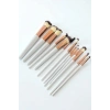 Altın Renk Profesyonel 13lü Standlı Makyaj Fırça Seti