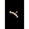 Altın Renk Taş Detaylı Çelik Tragus/Kıkırdak Küpe/Piercing (Tek)