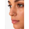 Altın Renk Taş Detaylı Cerrahi Çelik Deliksiz Kulak/Burun Piercing