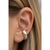 Altın Renk Taş Detaylı Ear Cuff (Tek)