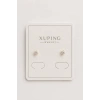 Altın Renk Taş Detaylı Xuping Küpe (Çift)