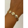 Altın Renk Taş Detaylı YSX Bileklik