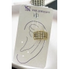 Altın Renk Taş Detaylı YSX Ear Cuff (Tek)