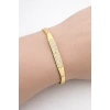 Altın Renk Taşlı 14K Altın Kaplama CM Bileklik