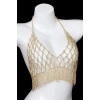 Altın Renk Taşlı Bikini Üstü /Bralet /Vücut Aksesuarı