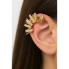 Altın Renk Taşlı Tx Ear Cuff/Kulak Aksesuarı (Tek)