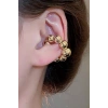 Altın Renk Tx Ear Cuff (Tek)