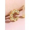 Altın Renk Tx Ear Cuff (Tek)