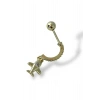 Altın Renk Uçak Figürlü Çelik Tragus/Kıkırdak Küpe/Piercing (Tek)