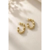 Altın Renk    Xuping Halka  Küpe (Çift)