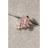 Altın Renk Yıldız Figürlü Taşlı Cerrahi Çelik Tragus/Kıkırdak Küpe/Piercing (Tek)