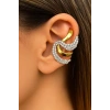 Altın Ve Gümüş Renk Kulak Aksesuarı (Tek)