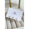 Altın Ve Gümüş Renk VİP 3lü YSX Küpe Set