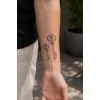 Anahtar Mini Geçici Dövme Tattoo