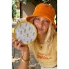 Ananas Desenli Katlanabilir Yelpaze