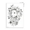 Aslan Geçici Dövme Tattoo