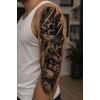 Aslan Kol Dövme Geçici Tattoo