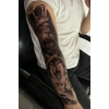 Aslan Kurt Kol Dövme Geçici Tattoo