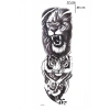 Aslan Ve Gül Geçici Dövme Tattoo