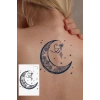 Ay Figürlü 12 Saat Sonra Kararan Geçici Dövme Tattoo