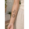 Ay ve Güneş Mini Geçici Dövme Tattoo
