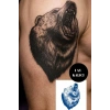 Ayı Figürlü 12 Saat Sonra Kararan Geçici Mini Dövme Tattoo
