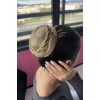Bal Köpüğü Renk Örgülü Topuz Tokası