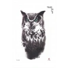 Baykuş Geçici Dövme Tattoo