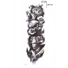 Baykuş ve Kız Kol Geçici Dövme Tattoo